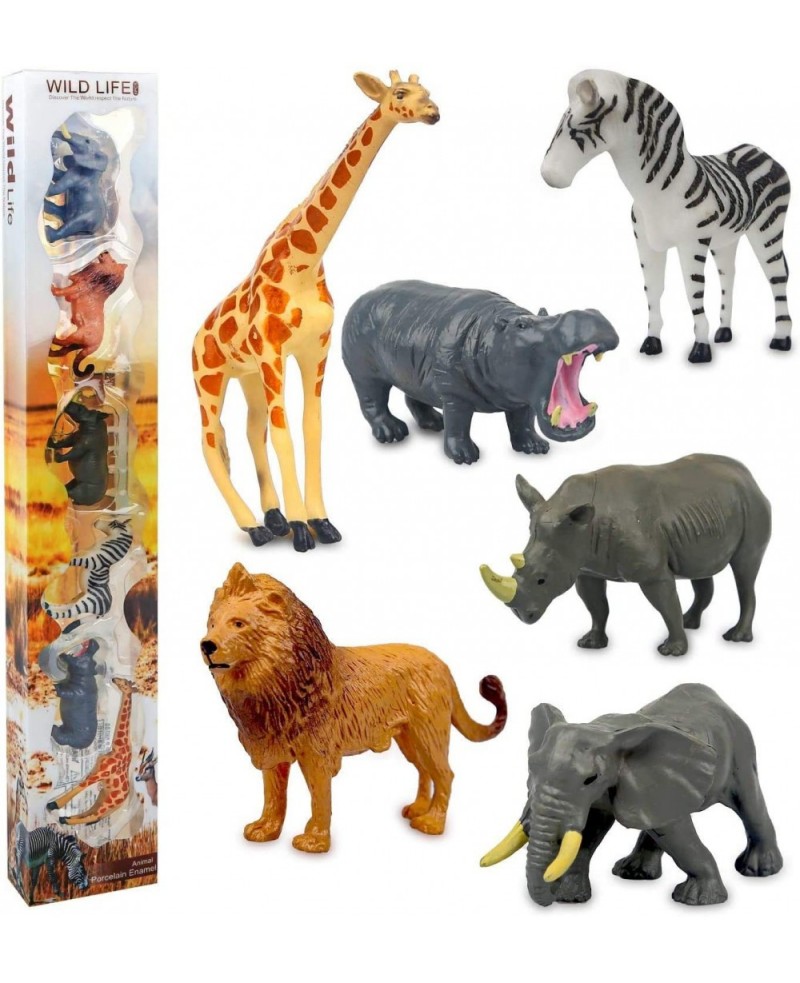 Safari Animal Toys Realistic Mini Wild Animal Figurines Sets Party Cake Topper and Decorations for Boys Toddlers $20.04 Kids'...