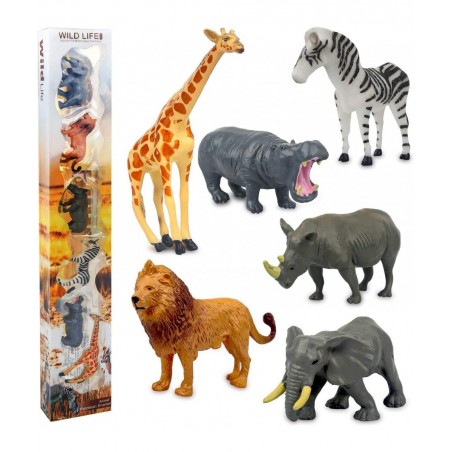 Safari Animal Toys Realistic Mini Wild Animal Figurines Sets Party Cake Topper and Decorations for Boys Toddlers $20.04 Kids'...