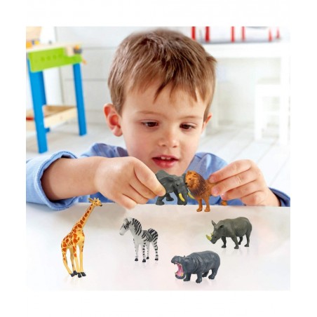 Safari Animal Toys Realistic Mini Wild Animal Figurines Sets Party Cake Topper and Decorations for Boys Toddlers $20.04 Kids'...