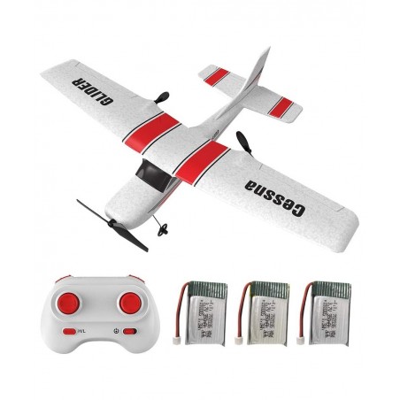 RC Airplane Z53 RC Plane 2.4GHz 2CH Remote Control Aircraft EPP RTF Ready to Fly RC Glider Plane for Adults and Kids with 3 B...