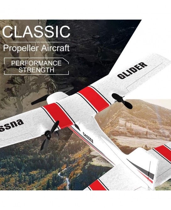 RC Airplane Z53 RC Plane 2.4GHz 2CH Remote Control Aircraft EPP RTF Ready to Fly RC Glider Plane for Adults and Kids with 3 B...