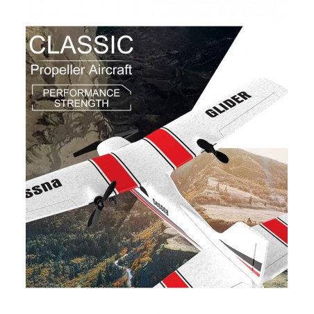 RC Airplane Z53 RC Plane 2.4GHz 2CH Remote Control Aircraft EPP RTF Ready to Fly RC Glider Plane for Adults and Kids with 3 B...