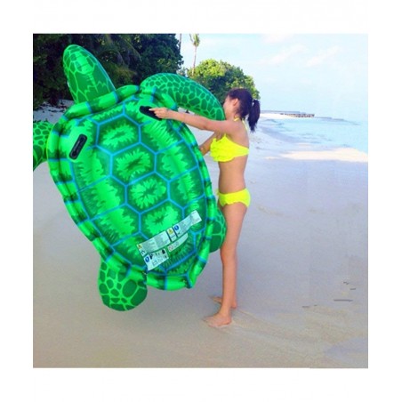 Sea Turtle Ride On Swimming Pool Float 191x170CM Giant Turtle Inflatable Floating Bed Pool Floats for Adults Children $48.04 ...