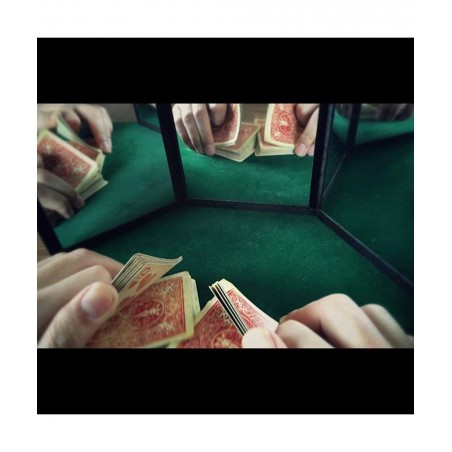3-Way Mirror by Sean Yang Practicing Mirror for Card Magic Gimmick Illusions Magic Tricks Accessories Stage Professional Magi...
