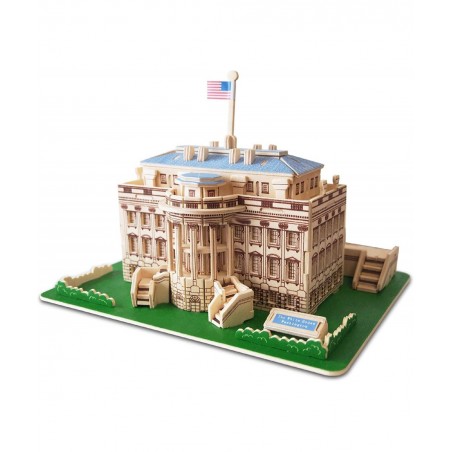 The White House Wooden 3D Puzzle Construction Kit $46.47 3-D Puzzles