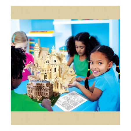 The White House Wooden 3D Puzzle Construction Kit $46.47 3-D Puzzles