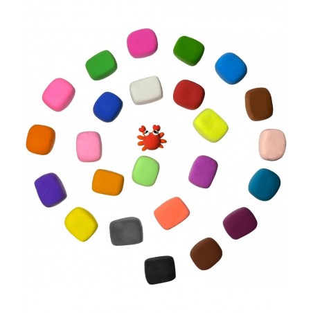 Air Dry Clay for Kids 24 Colors Magic Modeling Clay Kit with Magical Clay Tools Accessories Squash Clay for Slime Play Clay A...