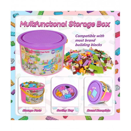 Friends Café Shop Building Kit Girls Coffee House Summer Pool Party Building Blocks Set for Kids Aged 6-12 (1140 Pieces) $93....
