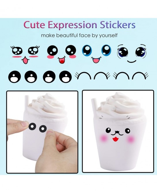 7Pcs Arts and Crafts for Girls DIY Dessert Paint Your Own Squishies Kit! Gifts for Craft Lovers Kids Top Christmas Toys. Jumb...