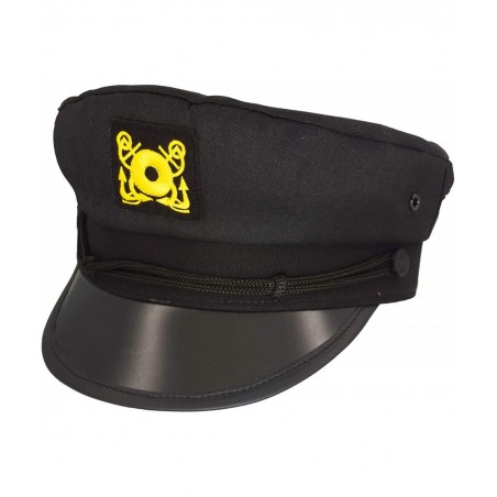 Teens Admiral Captain Hat Snapback Embroidery Anchor Skipper Nautical Party Hats $33.62 Kids' Dress-Up Accessories
