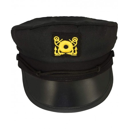 Teens Admiral Captain Hat Snapback Embroidery Anchor Skipper Nautical Party Hats $33.62 Kids' Dress-Up Accessories