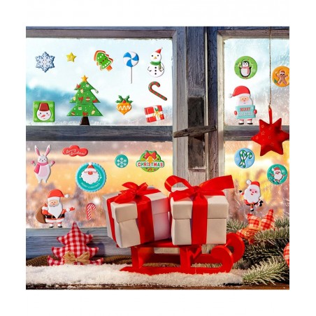Christmas Puffy Stickers for Kids 302Pcs Cute Christmas 3D Stickers for Scrapbooking DIY Phone Diary Including Santa Claus Ch...