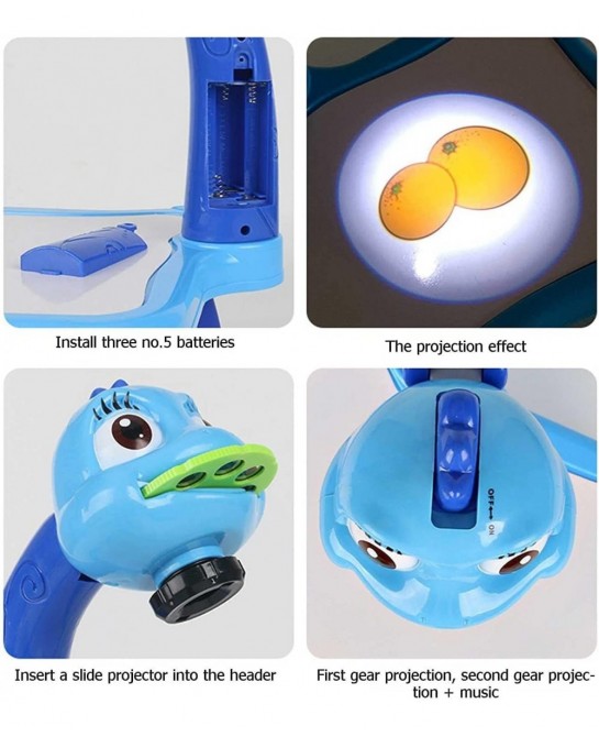Drawing Projector Desk for Kids Drawing Projection Toy with Lights and Music Gifts for Kids Learning Projector for Boys and G...