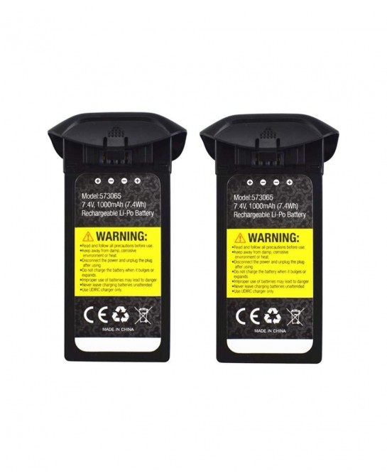 Accessories 2PCS 7.4V 1000mah Lithium Battery for D58 U88 U88S Four-axis Aircraft Accessories Remote Control Drone Battery Bl...