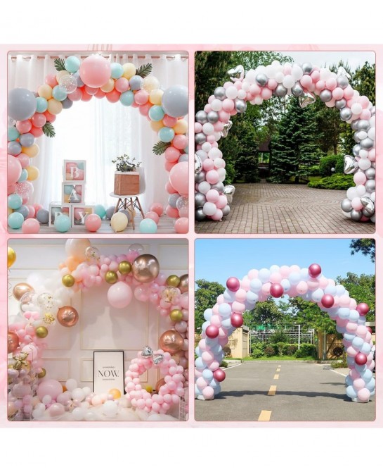 Balloon Arch Kit with Base 10Ft Tall Arch Balloon Stand Set Balloon Holder With Accessories Clips & Pump Outdoor Balloon Arch...