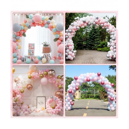 Balloon Arch Kit with Base 10Ft Tall Arch Balloon Stand Set Balloon Holder With Accessories Clips & Pump Outdoor Balloon Arch...