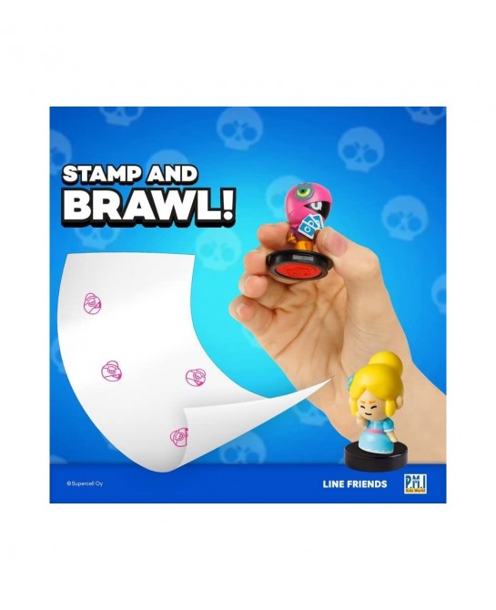 Brawl Stars Collectible Stampers |12 Brawl Stars Toys Out of 24 Collectibles in 1 Pack | 1 Rare Mystery Figure | Officially L...