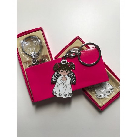 12 White Angel Girl Keychain First Communion Baptism Party Favor White $32.84 Kids' Party Favor Sets