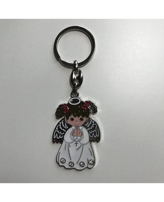 12 White Angel Girl Keychain First Communion Baptism Party Favor White $32.84 Kids' Party Favor Sets