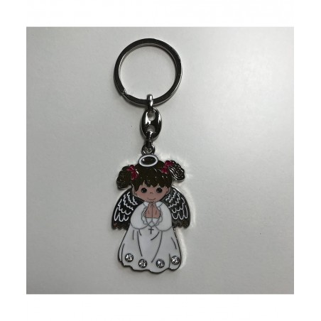 12 White Angel Girl Keychain First Communion Baptism Party Favor White $32.84 Kids' Party Favor Sets