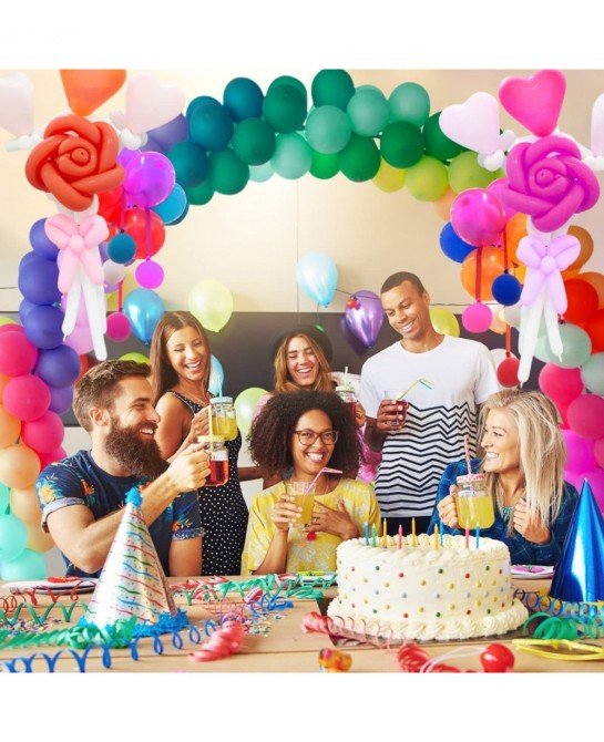Balloon Arch Kit with Base 10Ft Tall Arch Balloon Stand Set Balloon Holder With Accessories Clips & Pump Outdoor Balloon Arch...