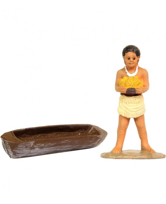 Safari Ltd Powhatan Indians TOOB With 12 Historical Figurine Toys Including a Camp Fire Powhatan Woman Cooking a Fox Stretche...