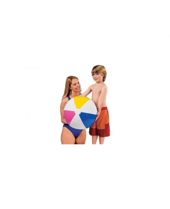 Classic Inflatable Glossy Panel Colorful Beach Ball (Set of 2) $18.26 Toy Sports Products