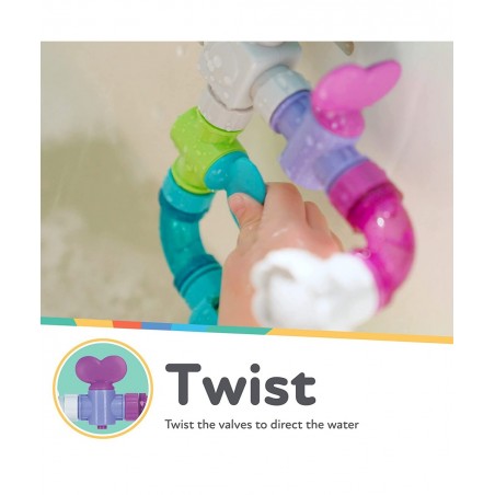 Wacky Waterworks Pipes Bath Toy with Interactive Features for Cognitive Development (Colors May Vary) $16.98 Bathtub Toys