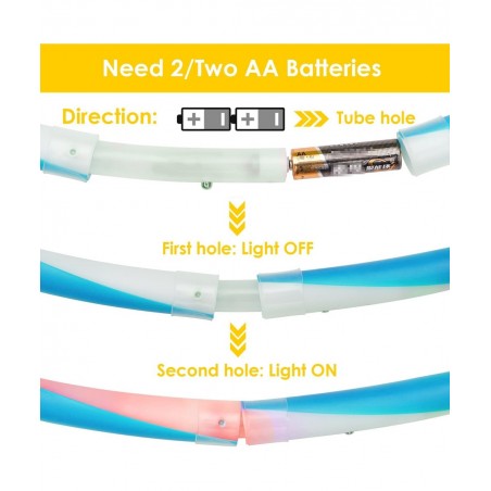 LED Fitness Hoop 90cm 36in $66.18 Kids' Fitness Equipment