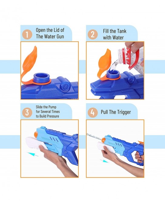 Mr. Pen- Water Gun 1 Pack 600 CC Squirt Guns Water Blaster Water Toys Water Pistol Water Guns for Kids and Adults Water Gun P...