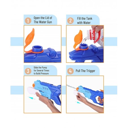 Mr. Pen- Water Gun 1 Pack 600 CC Squirt Guns Water Blaster Water Toys Water Pistol Water Guns for Kids and Adults Water Gun P...
