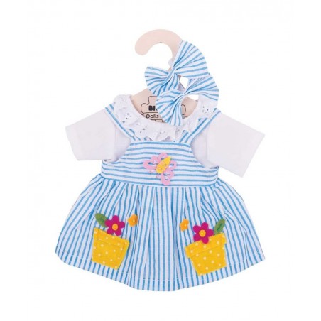 Blue Striped Dress (for Size Medium Doll) Dolls ONLY $21.66 Doll Accessories