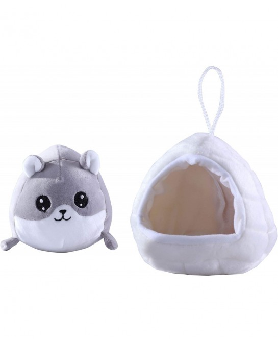 Kawaii Stuffed Animals Hamster Plush and Worm Bed House Hanging Cage Great for Kids Plush Toys for Toddlers-6 Inch $27.37 Stu...