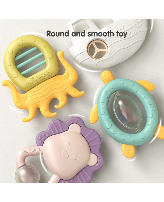 10pcs Baby Rattle with Storage Box Grab and Spin Baby Toys Newborn Toys for 0 3 6 9 12 Months Infant Toys for Girls&Boys $33....