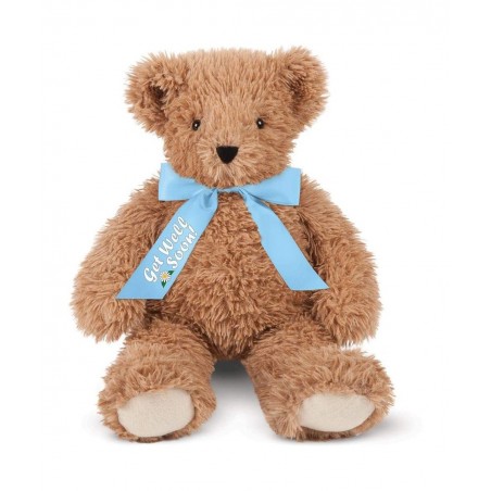 Get Well Bear - Teddy Bear Blue Bow 18 Inch $73.55 Stuffed Animals & Teddy Bears