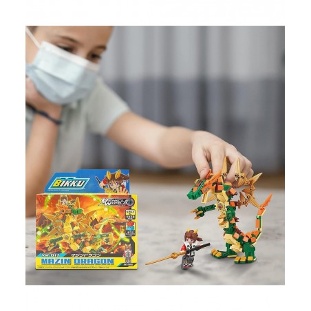 Building Block Robot Set Robot Vehicle MAZN Dragon Hayate NO OROCHI REI Toy for Kids Building Block Set Toy Gift for Kids Gen...