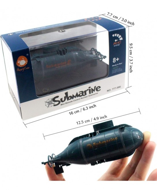 Mini Remote Control Nuclear Submarine Toy RC Boat Electronic Water Kids Birthday Gifts (Blue) $48.60 Remote & App Controlled ...