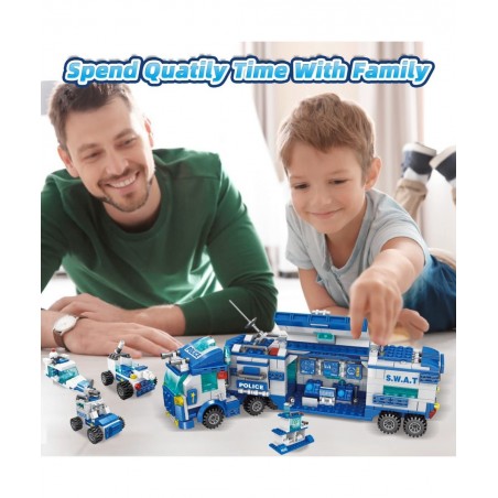 STEM Building Toys for Boys Age 8-12 Erector Set Building Blocks for 6-8 Year Old Boys Educational Build a Robot Truck Kit Co...