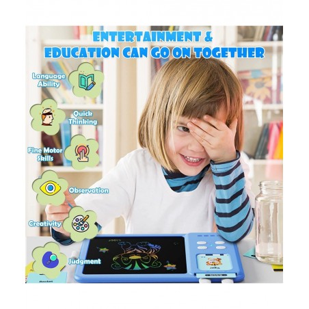 Talking Flash Cards Education Toys LCD Drawing Tablet Montessori Sensory Learning Toys for 1 2 3 4 5 6 Toddlers 224 Sight Wor...
