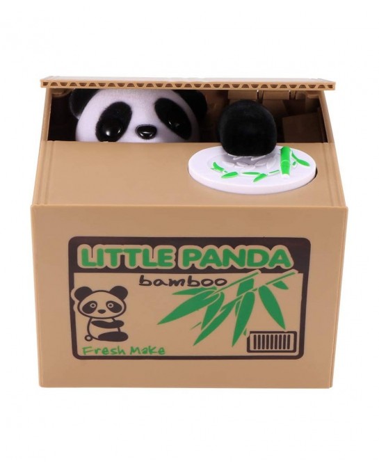 Stealing Piggy Bank Automatic Stole Coin Piggy Bank Money Saving Box Coin Bank (Panda) $25.48 Kids' Money Banks