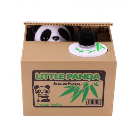 Stealing Piggy Bank Automatic Stole Coin Piggy Bank Money Saving Box Coin Bank (Panda) $25.48 Kids' Money Banks