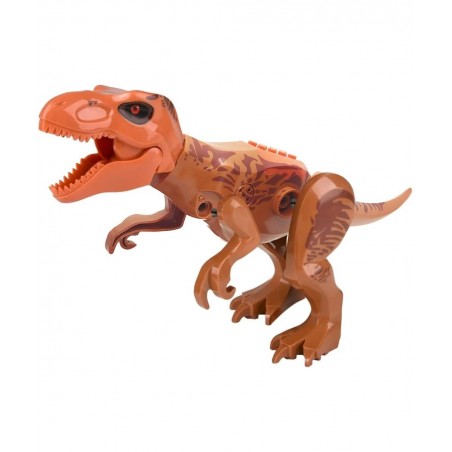 Roaring T-rex Dinosaur Toy for Kids Build Your Own Dinosaur Block Figure Features Sounds and Includes Assembly Instructions D...
