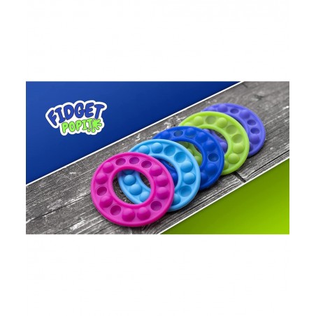 Pop It Fidget Toy (5 Pack) Sensory Push Bubble Circle Pop Its for Stress Relief/ Anxiety/ ADHD/ Autism Popit for Adults and K...