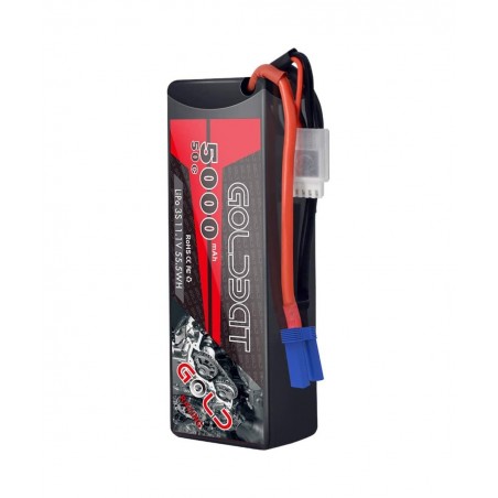 5000mAh 3S 11.1V 50C LiPo RC Battery Pack Hard Case with EC5 Connector for E-maxx Axial RC Car Truck Buggy Truggy (1 Pack) $4...