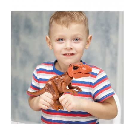 Roaring T-rex Dinosaur Toy for Kids Build Your Own Dinosaur Block Figure Features Sounds and Includes Assembly Instructions D...