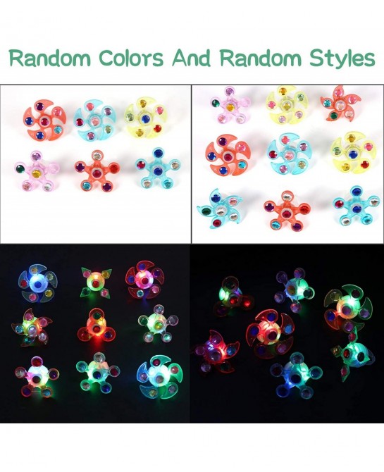Children's toys for 2-3 years old 25 luminous rings rotating sparkling rings for children boys and girls to relieve stress bi...