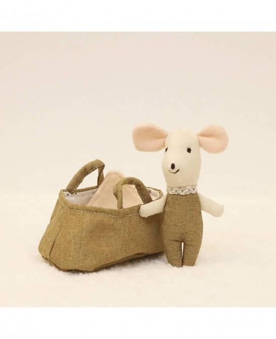 Mouse Family Dolls Stuffed Animal Toy Birthday Gift Mini Plush Toy Brown $81.73 Stuffed Animals & Teddy Bears
