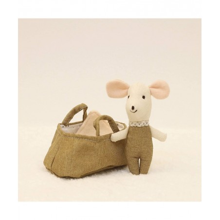 Mouse Family Dolls Stuffed Animal Toy Birthday Gift Mini Plush Toy Brown $81.73 Stuffed Animals & Teddy Bears