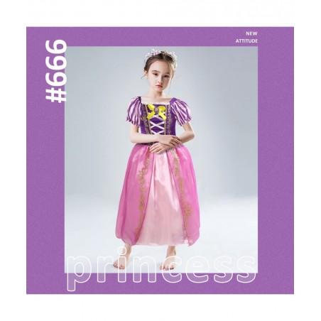 TPMG Princess Rapunzel Dress Tiara for Girls 3T-8Y Kids Halloween Costume Tangled Dress Up Clothes Pretend Play Birthday $31....