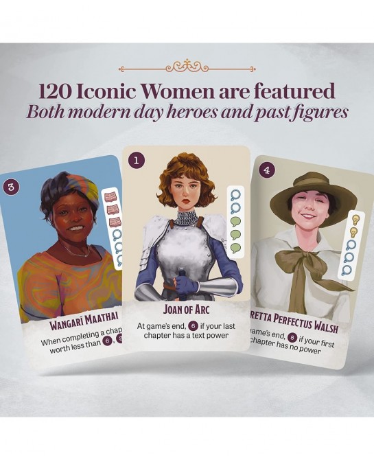 Herstory - The Strategy Board Game of Remarkable Women for Family Game Night | Featuring Modern Legends and Historic Icons $6...